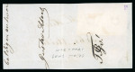 Stamp of Switzerland / Schweiz » Orts-Post und Poste Locale 1850, Poste Locale mit Kreuzeinfassung 2 Einzelmarken in MIschfrankatur mit Rayon I