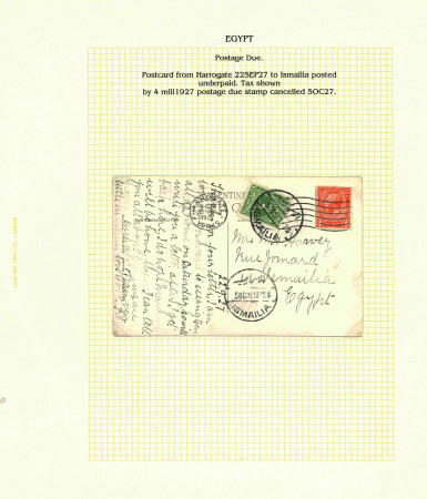 Stamp of Egypt » Postage Dues 1927-59 Array of postage due issues of the period, specialised group of fifteen covers