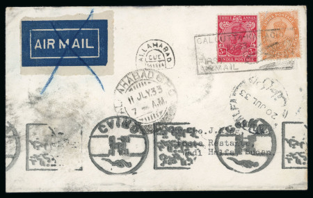 Stamp of Egypt » Airmails 1933-44 Attractive specialised collection of airmails