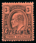 Stamp of Turks and Caicos Islands 1909 Wmk Mult Crown CA set of 12 values to 3s mint overprinted SPECIMEN
