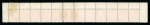 Stamp of Turks and Caicos Islands 1917 War Tax 1d red in strip of 12 showing 'ovpt omitted (in pair with normal)' and 'double opt at top (in pair with normal)'