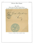 Stamp of Egypt » Officials 1887 Official Mail Exempt: Note from the Court of Mixed