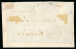 Stamp of Switzerland / Schweiz » Kantonalmarken » Genf 1849, grosser Adler dunkelgrün auf Brief