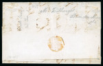 Stamp of Switzerland / Schweiz » Orts-Post und Poste Locale 1851, Poste Locale mit Kreuzeinfassung in Mischfrankatur mit Rayon II im waagerechten Paar