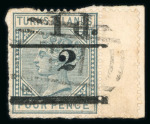 Stamp of Turks and Caicos Islands 1867-95 range of QV issues on pages, in old auction folders, on cards etc