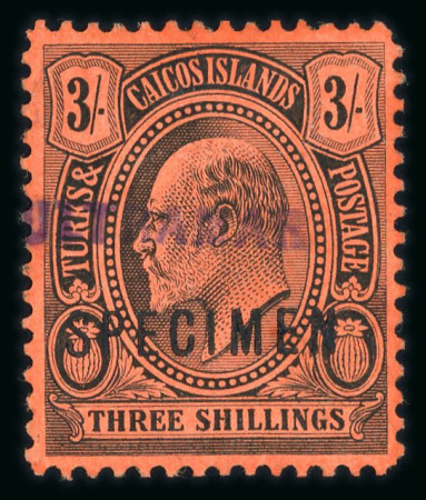 Stamp of Turks and Caicos Islands 1900-50 accumulation on cards in packet
