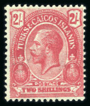 Stamp of Turks and Caicos Islands 1900-50 accumulation on cards in packet