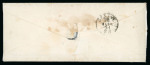 Stamp of Switzerland / Schweiz » Vorphilatelie 1851, Brief von Bex nach Lancy