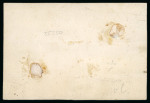 Stamp of Switzerland / Schweiz » "Waadt", "Neuenburg", "Winterthur" 1852, Neuenburg, in frischer Farbe, auf Einladungskarte