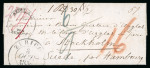Stamp of Switzerland / Schweiz » Vorphilatelie Schweiz 1836, Faltbrief von Zürich nach Stockholm