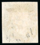 Stamp of Great Britain » 1840 1d Black and 1d Red plates 1a to 11 1840 1d black pl.1b BL with 4 large, even margins, crisp strike of red MC, a magnificent example!