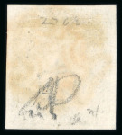 Stamp of Great Britain » 1840 1d Black and 1d Red plates 1a to 11 1840 1d black pl.1b CH with 4 large margins, neat strike of red MC, a very fine and most attractive example.