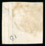 Stamp of Great Britain » 1840 1d Black and 1d Red plates 1a to 11 1840 1d black pl.1b QL with 4 margins (enormous, part marginal at right), red MC (a little smudged), an impressive example.