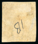 Stamp of Great Britain » 1840 1d Black and 1d Red plates 1a to 11 1840 1d black pl.1b SG with 4 margins and brown (or brownish) MC. Fine.