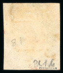 Stamp of Great Britain » 1840 1d Black and 1d Red plates 1a to 11 1840 1d black pl.1b range of 12 on card, each a fine 4 margin example with red MC.
