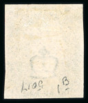 Stamp of Great Britain » 1840 1d Black and 1d Red plates 1a to 11 1840 1d black pl.1b group of 12 fine 4 margin examples on card, each with red MC.