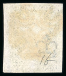 Stamp of Great Britain » 1840 1d Black and 1d Red plates 1a to 11 1840 1d black pl.1b accumulation of 32 on Hagner, each a fine 4 margin example, a most attractive group.