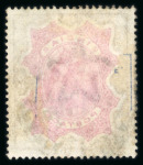 Stamp of Indian States » Patiala 1891-96 2r carmine and yellow brown, type 3 opt used with hooded Patiala State cds, a pressed vertical crease barely detracts from this seldom offered and scarce