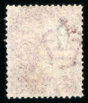 Stamp of Cyprus 1878-80 GB 1/2d rose pl. 15 and 1d red pl. 202 each with '969' postamark of Nicosia. (S. G. £775).