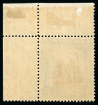 Stamp of Cyprus 1928 Anniversary 45pi and £1 blue and bistre-brown mint n.h. corner marginal examples