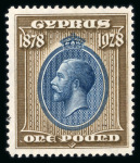 Stamp of Cyprus 1880-1948 accumulation on stocksheets in packet, the odds and ends from a substantial collection but with plenty of useful items