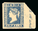 Stamp of India » 1854 Lithographs 1854 SG6 1/2a Blue Die II, SG13 1a deep red Die II and SG31 2a Green typograph