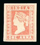 Stamp of India » 1854 Lithographs 1854 SG6 1/2a Blue Die II, SG13 1a deep red Die II and SG31 2a Green typograph