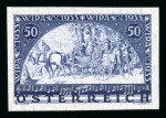 Stamp of Austria » 1st. Republic 1933 Austria Österreich WIPA Blockmarke ungezähnt