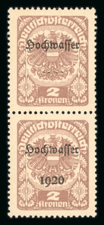 Stamp of Austria » Deutsch-Österreich 1921 Austria Österreich Hochwasser 2K ohne 1920