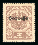 Stamp of Austria » Deutsch-Österreich Austria Österreich 1921 2K Hochwasser ohne 1920