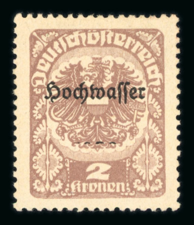 Stamp of Austria » Deutsch-Österreich Austria Österreich 1921 2K Hochwasser ohne 1920