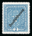 Stamp of Austria » Deutsch-Österreich Austria Österreich 2K Deutschösterr. LZ 11 1/2 postfr.