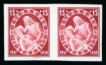 Stamp of Austria » 1st. Republic Austria Österreich 1937 Winterhilfe IV, ungezähnte postfr. Paare