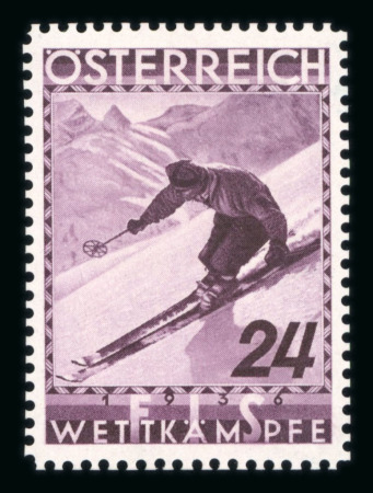 Stamp of Austria » 1st. Republic Austria Österreich 1936 FIS II in 17 gezähnten Proben