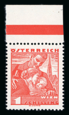 Stamp of Austria » 1st. Republic Austria Österreich Winterhilfe II gezähnt ohne Aufdruck postfr.