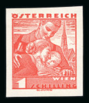 Stamp of Austria » 1st. Republic Austria Österreich 1935 Winterhilfe II UNGEZÄHNT OHNE AUFDRUCK, postfr.