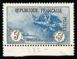 Stamp of France » Émissions à partir de 1900 1917, Orphelins Y&T n°148 à 155, la 1ère série complète