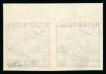 Stamp of Austria » 1st. Republic Austria Österreich 1935 Flugpost Imprimaturstücke UNGEZÄHNT kpl. Satz in ** Paaren