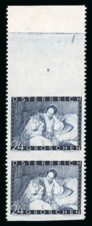 Stamp of Austria » 1st. Republic Austria Österreich 1935 Muttertasgsm. waagr ungezähnt in Paar **