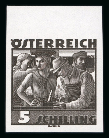 Stamp of Austria » 1st. Republic Austria Österreich 1934-36 Volkstrachten kpl. UNGEZÄHNT