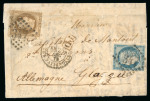 Stamp of France » Ballons Montés 1870, Lettre par Ballon Monté "Le Lavoisier" à  destination