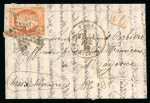 Stamp of France » Ballons Montés 1870, Lettre par Ballon Monté "Le Newton" à destination d'un prisonnier de guerre à Mayence (Allemagne)