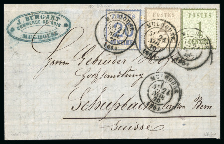 Stamp of France » Guerre de 1870-1871 1870, bel affranchissement tricolore d'Alsace Lorraine