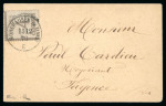 Stamp of France » Guerre de 1870-1871 1870, Alsace Lorraine Y&T n°3b (burelage renversé)