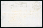 Stamp of France » Guerre de 1870-1871 1872, Devant de lettre en "double port franco-allemand"