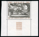 Stamp of Colonies françaises » Monaco 1972, Monaco variété Albert au lieu de Albrecht Dürer