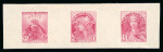 Stamp of France » Émissions à partir de 1900 1925, essai en rose sur petit feuillet gommé réunissant