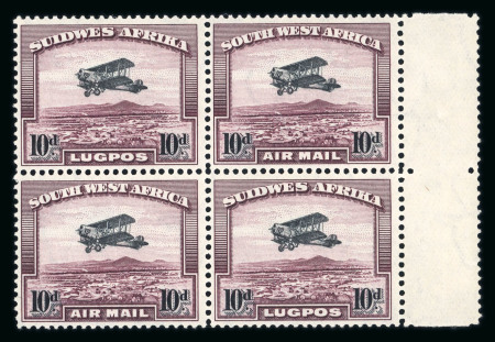 Stamp of South West Africa South West afrca 1931-54 pictorails blocks 4 mnh