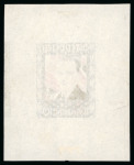 Stamp of Austria » 1st. Republic Austria Österreich 1936 Dollfuß 10S als ungez. Einzelabzug in Farbprobe dunkelbraun/karminrot (*)