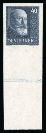 Stamp of Austria » 1st. Republic Austria Österreich 1928 Hainisch UNGEZÄHNT